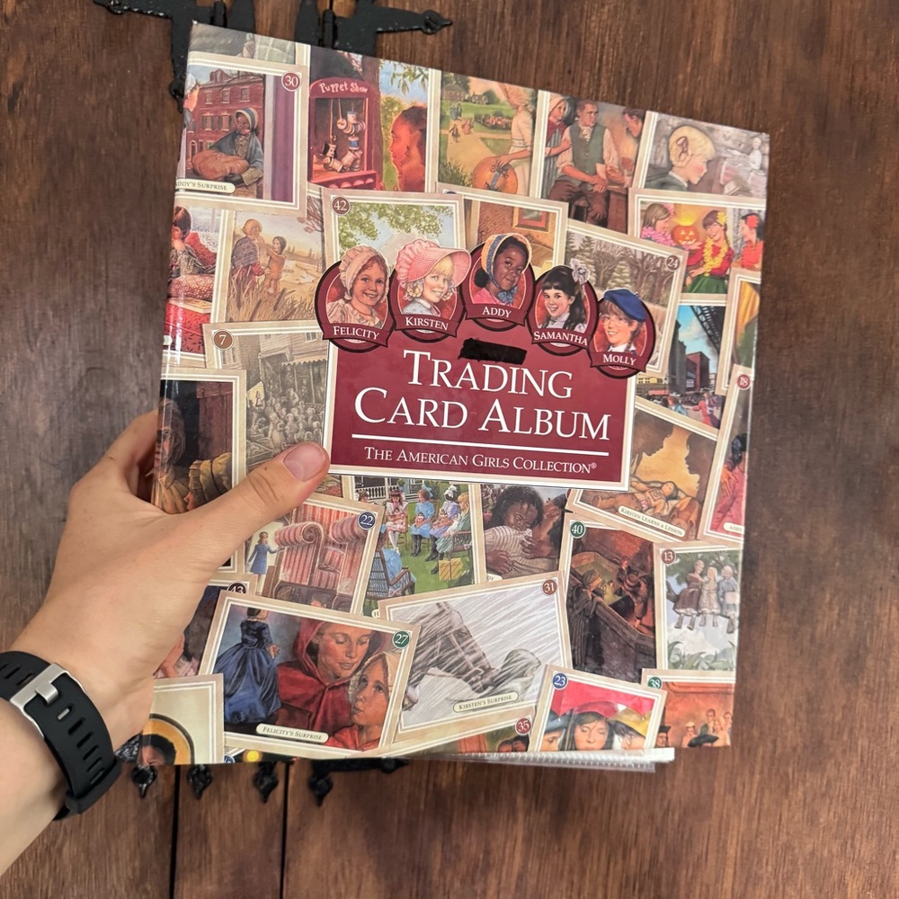 American Girl Trading Cards Album Felicity Kirsten Addy Molly Samantha